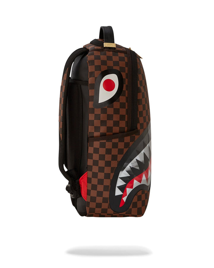 Unisex Limited Edition Brown LENTICULAR EFFECTS SHARKS IN PARIS BACKPACK