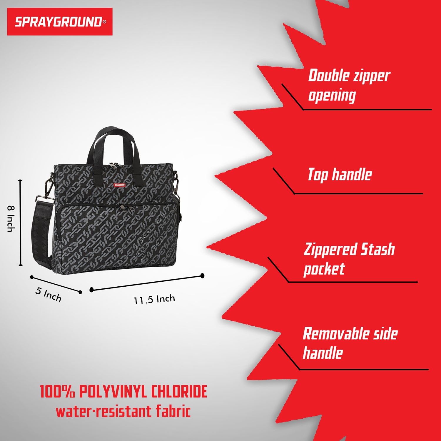 バッグ sou Limited Edition Sg Chains Travel Bag For Unisex - 910B5738NSZ