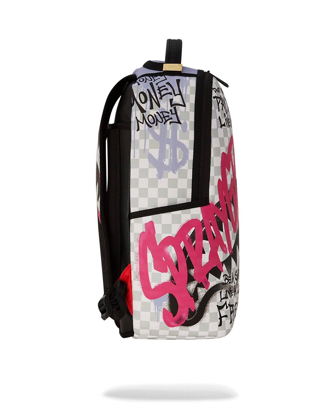 Unisex Limited Edition White SPRAY POETRY BACKPACK