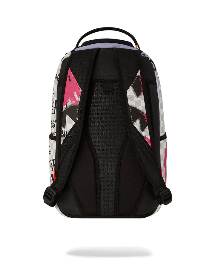 Unisex Limited Edition White SPRAY POETRY BACKPACK