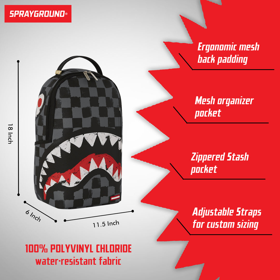 Limited Edition Sharks In Paris Paint Grey Dlxsv Backpack For