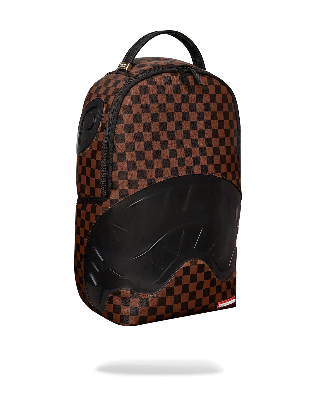 Unisex Limited Edition Brown SHARKS IN PARIS CLEAR FOR TAKEOFF DLXSC BACKPACK