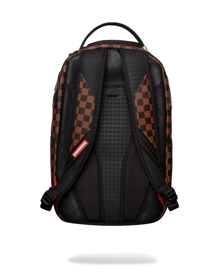 Unisex Limited Edition Brown SHARKS IN PARIS CLEAR FOR TAKEOFF DLXSC BACKPACK