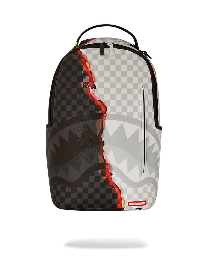 Unisex Limited Edition Black and White RING OF FIRE BACKPACK