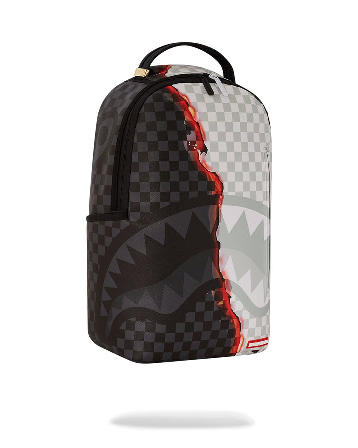 Unisex Limited Edition Black and White RING OF FIRE BACKPACK