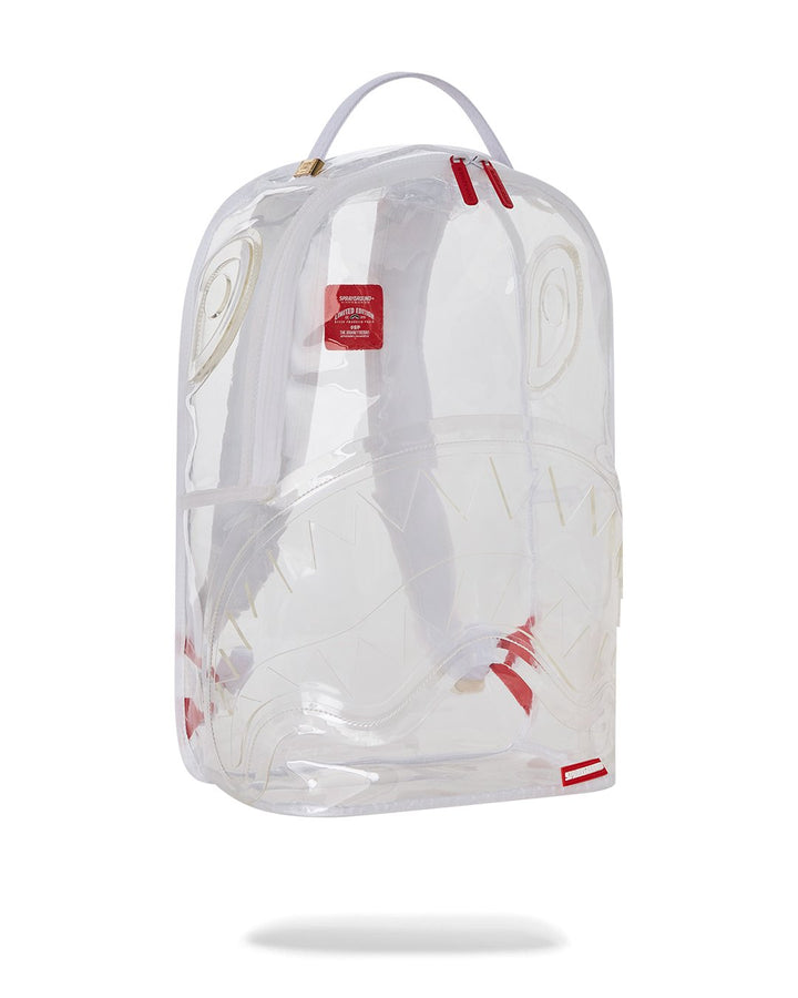 Unisex Limited Edition Transparent CLEAR AS DAY - 100% ALL CLEAR DLX BACKPACK