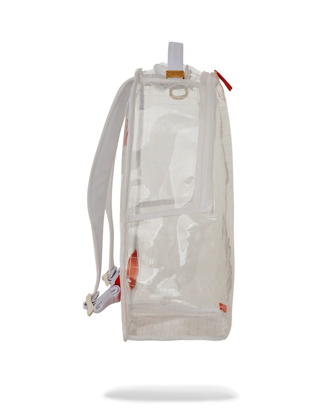 Unisex Limited Edition Transparent CLEAR VISION SHARKS IN PARIS - 100% ALL CLEAR DLX BACKPACK