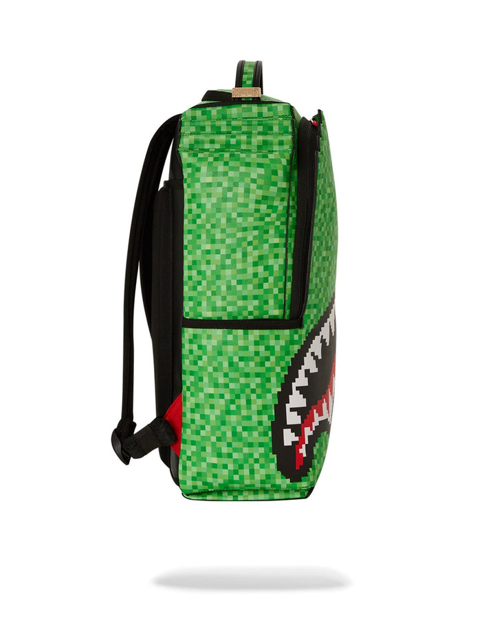 Unisex Limited Edition Green MINECRAFT CREEPER SHARK BACKPACK