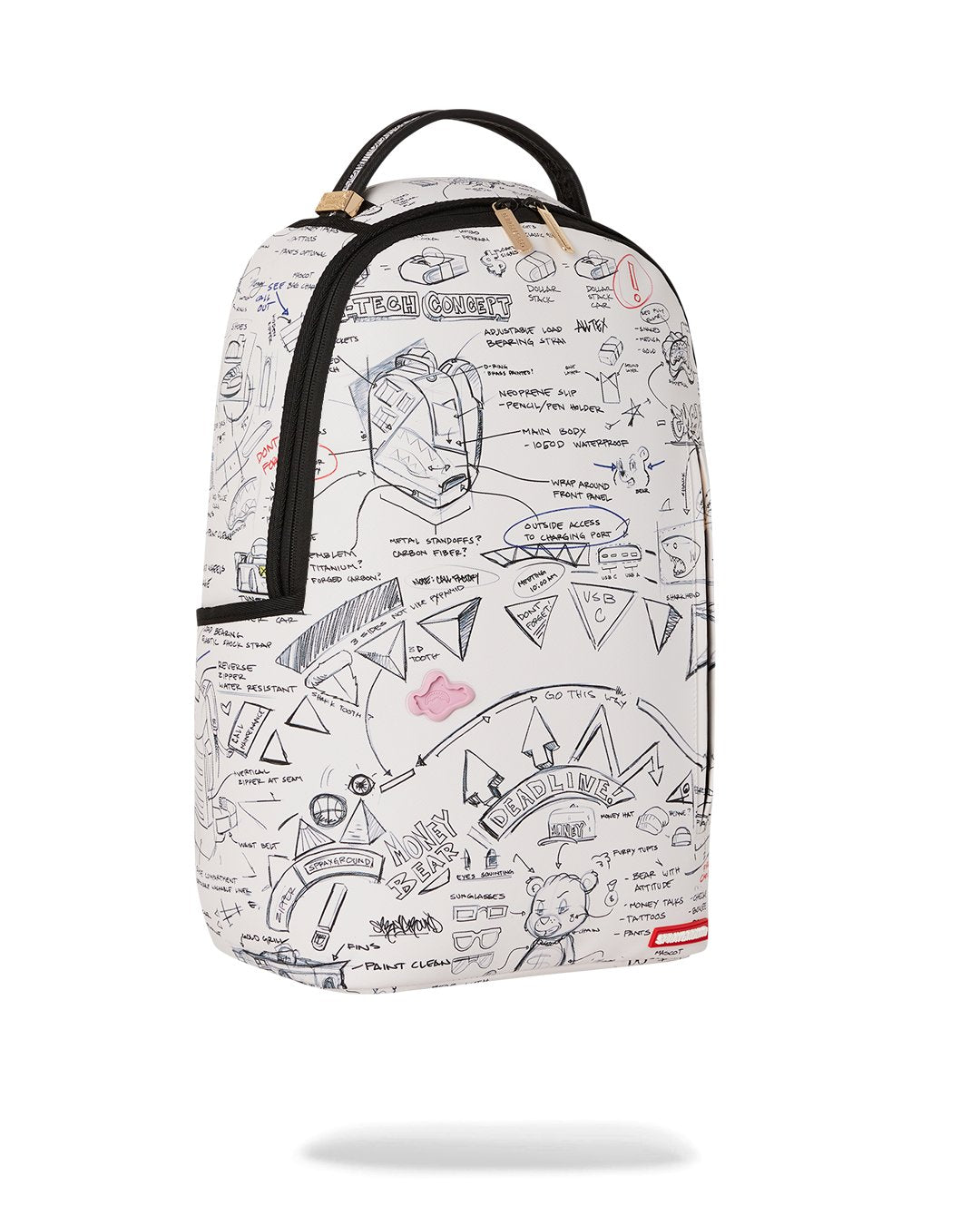 Unisex Limited Edition White THE DAILY DOODLE DLXSV BACKPACK