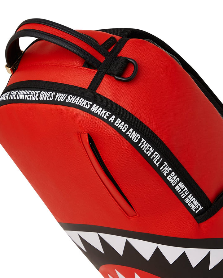 Unisex Limited Edition REd SHARK CENTRAL PROVERB DLXSV BACKPACK