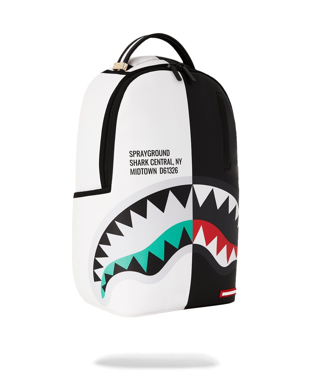 Unisex Limited Edition Black and White SHARK CENTRAL REFLEX DLXSV BACKPACK