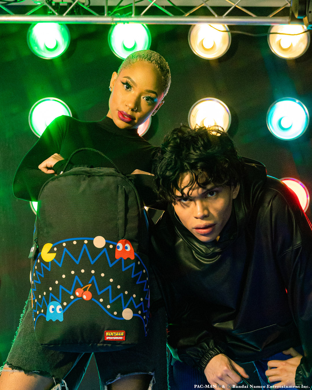 Unisex Limited Edition Black PAC-MAN GETTIN POINTS DLXSR BACKPACK