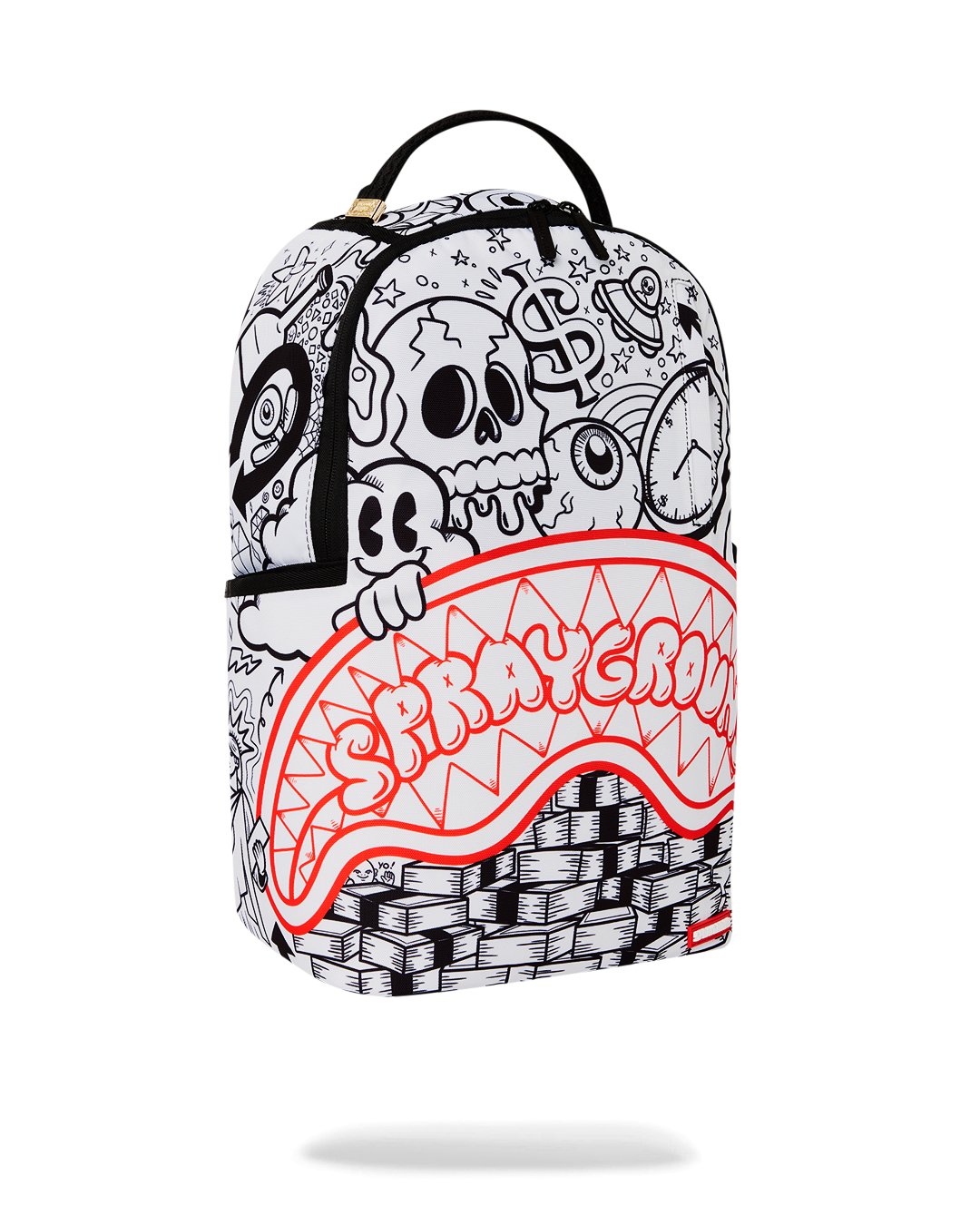 Unisex Limited Edition White DOODLE DAY DREAMS DLXSR BACKPACK