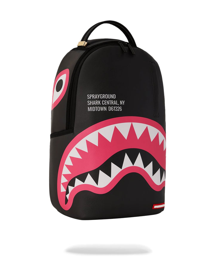 Unisex Limited Edition Black and Pink SHARK CENTRAL SORBET DLXSV BACKPACK