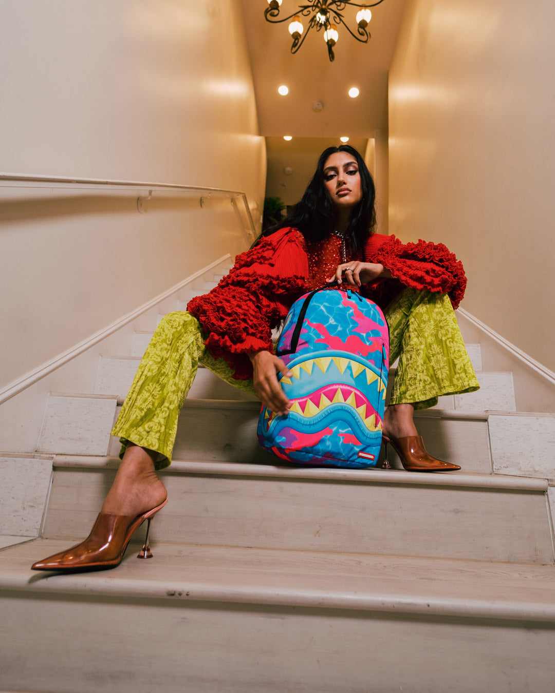 Unisex Limited Edition Multi CHILLIN & FLOATIN DLXSR BACKPACK