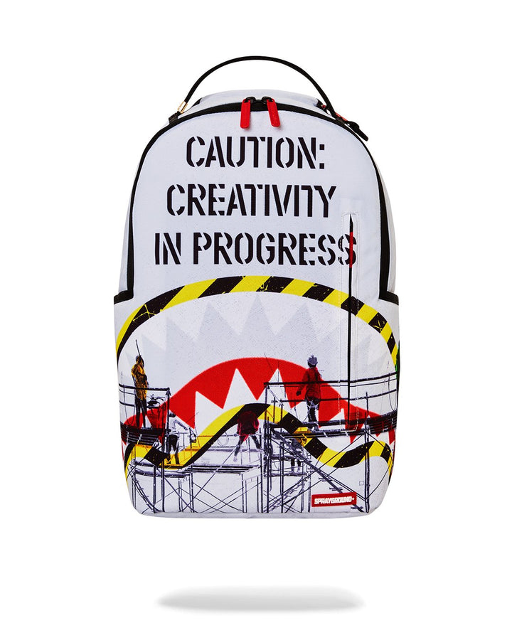 Unisex Limited Edition White CREATIVITY IN PROGRESS DLXSR BACKPACK