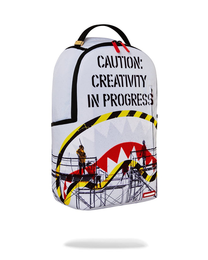 Unisex Limited Edition White CREATIVITY IN PROGRESS DLXSR BACKPACK