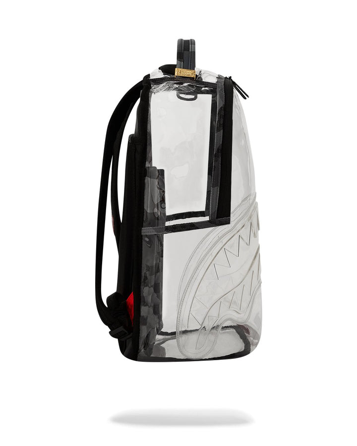 Unisex Limited Edition Transparent Grey CLEAR AS NIGHT - CLEAR DLX BACKPACK