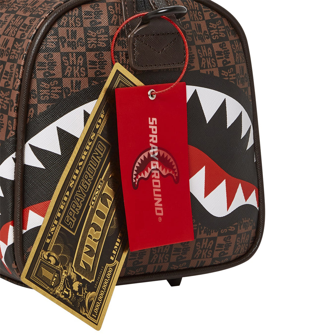 Limited Edition Sharks In Paris Check Mini Duffle - 910D4956NSZ