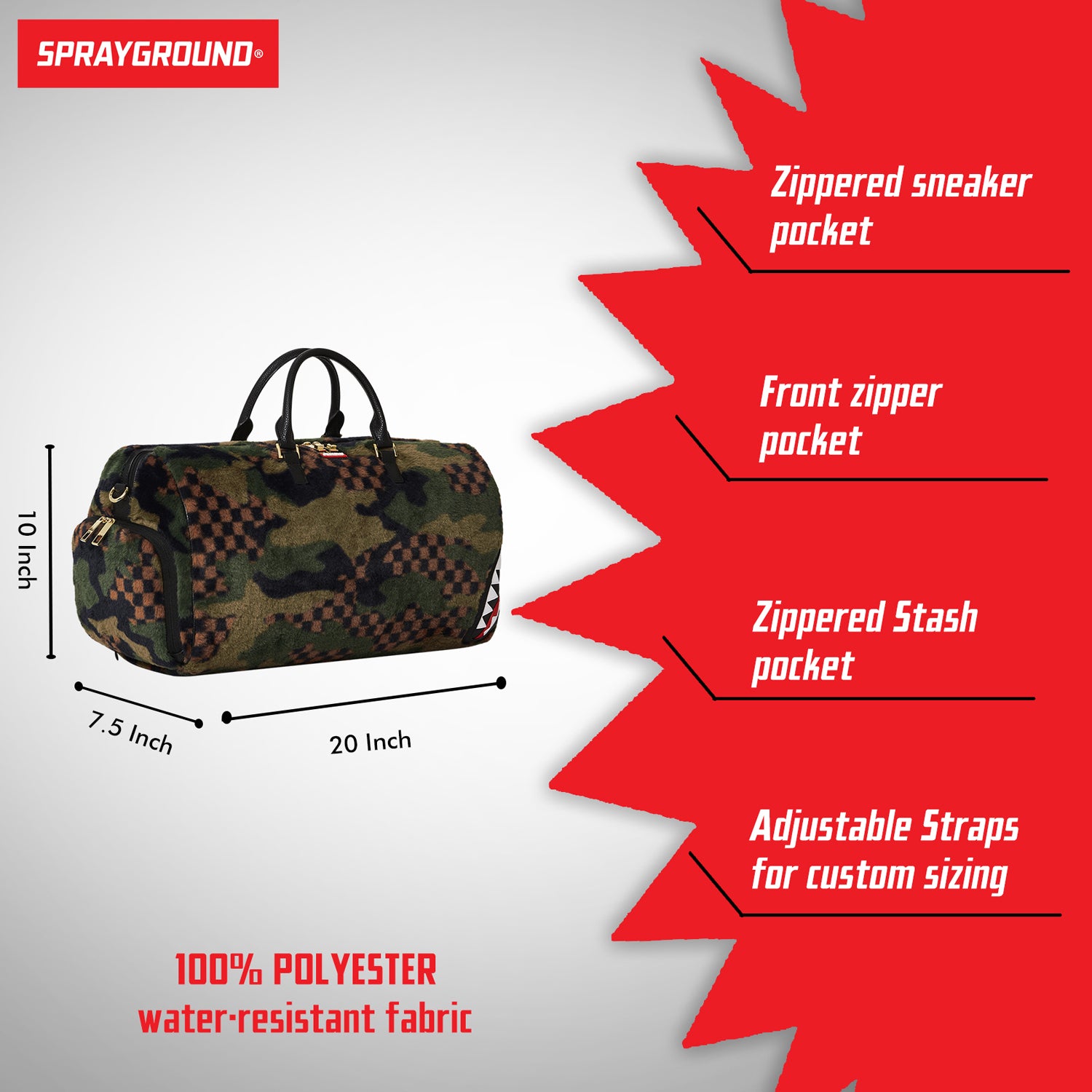 Limited Edition Sprayground Duffle outlets Bag