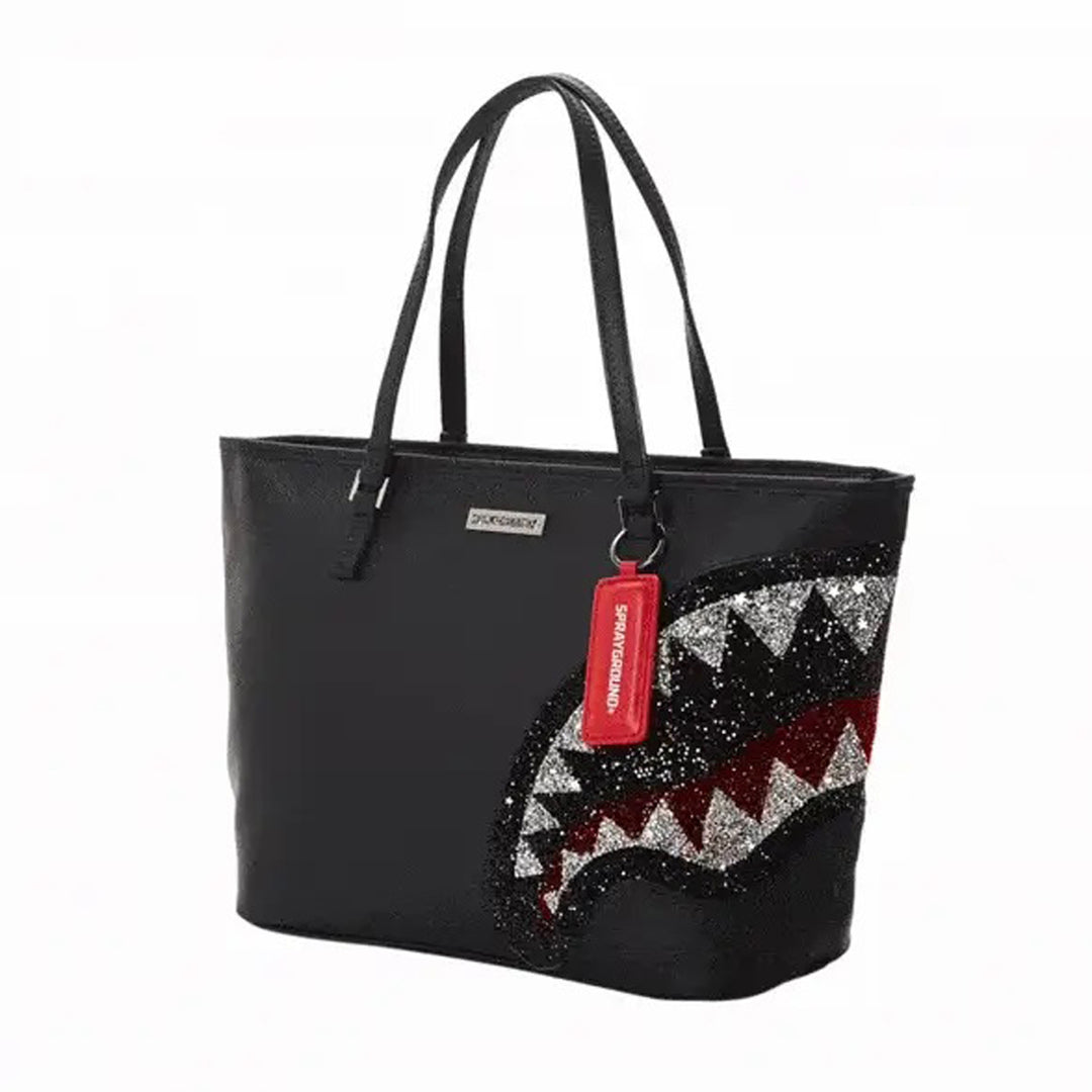 Limited Edition Trinity Crystal Black Tote For Women - 910T3668NSZ