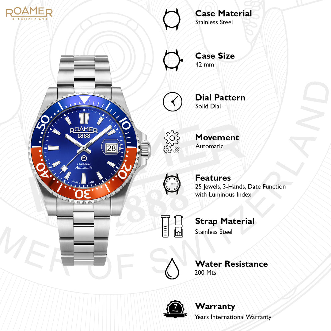 Premier Automatic Men's Watch 986983 41 45 20