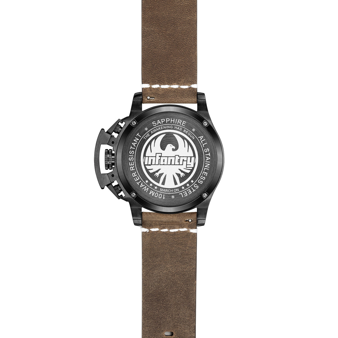 Aviateur Thunderbird Chronograph Men's Watch - AVR-002-CHR-03 (leather)