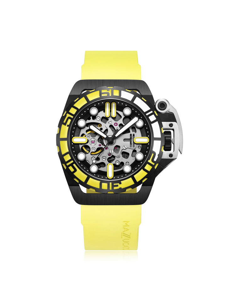 RIM SUB Automatic Men's Watch - DIVER-SK4-YL