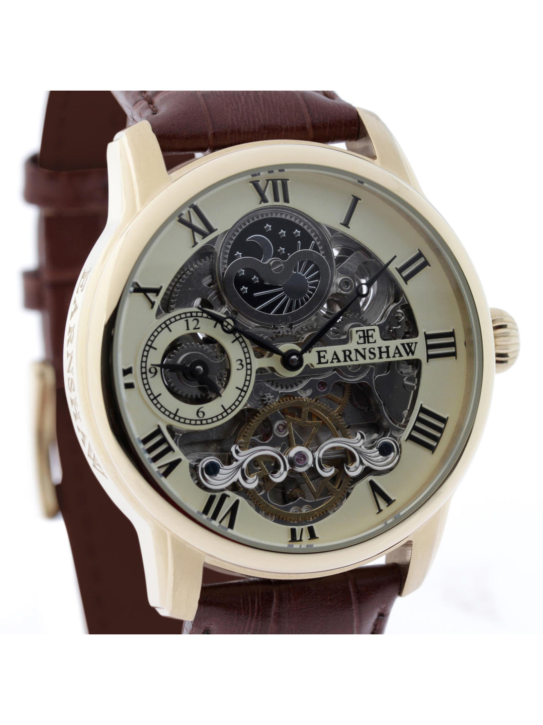 Longitude Skeleton Automatic Dual Time Men's Watch - ES-8006-06