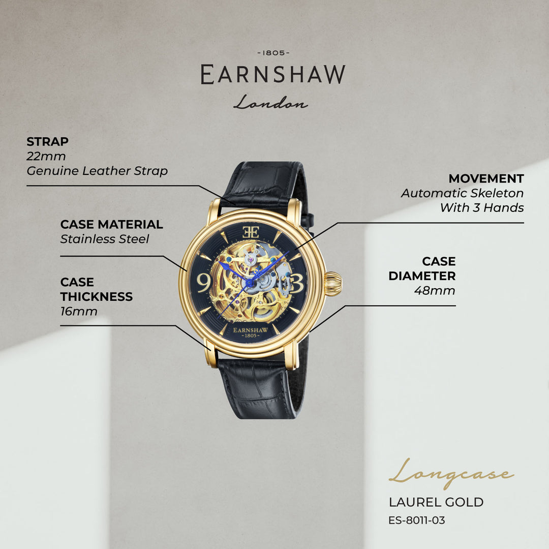 Longcase Automatic Men's Watch -  ES-8011-03