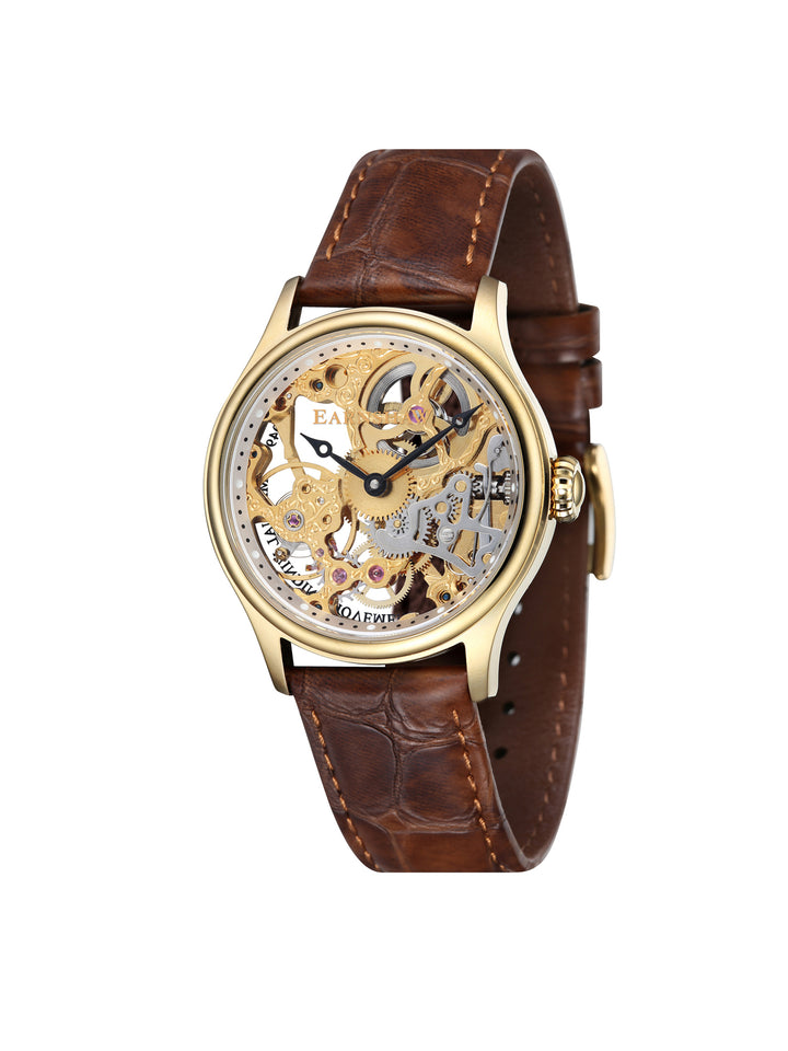 Bauer Mechanical Skeleton Mechanical Automatic Men's Watch -  ES-8049-02