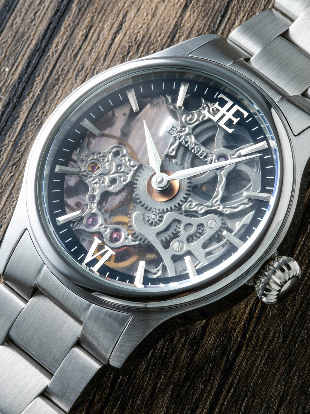 Mechanical Skeleton 17 Jewels Men's Watch - ES-8061-11