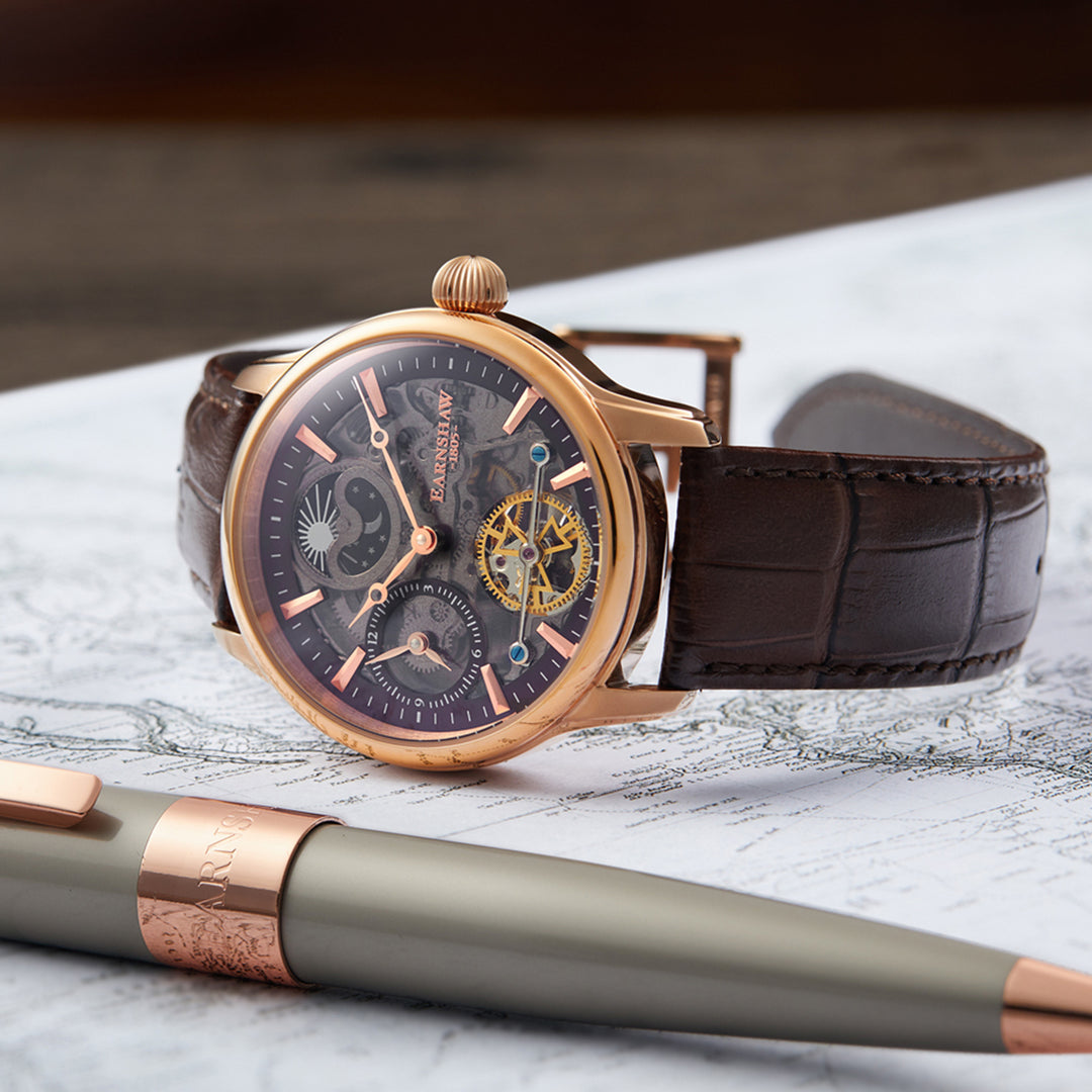 Longitude Shadow Dual Time Men's Watch ES-8063-06 – Bizotico