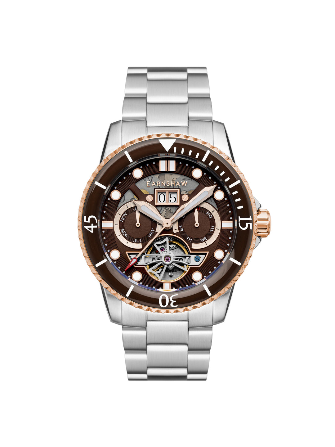 Duncan Grand Date Open Heart  Multifunction Men's Watch -  ES-8174-55