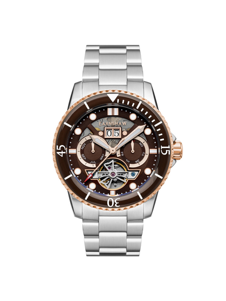 Duncan Grand Date Open Heart  Multifunction Men's Watch -  ES-8174-55