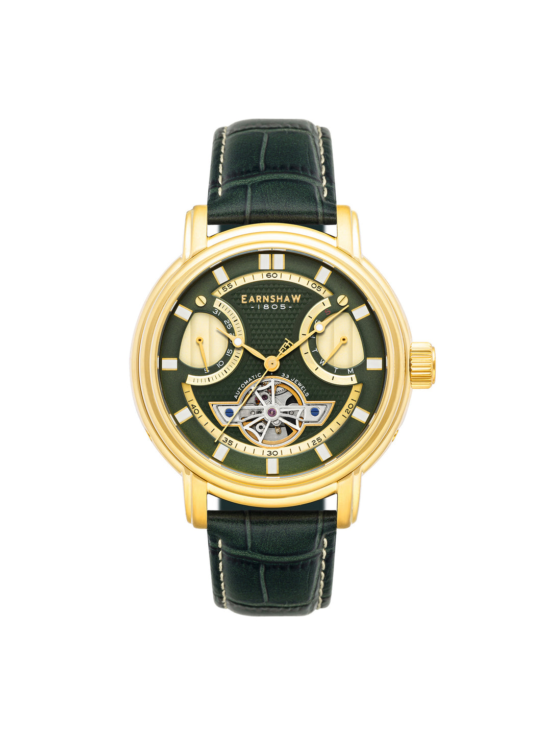 Retrograde Open Heart Automatic Men's Watch -  ES-8184-04