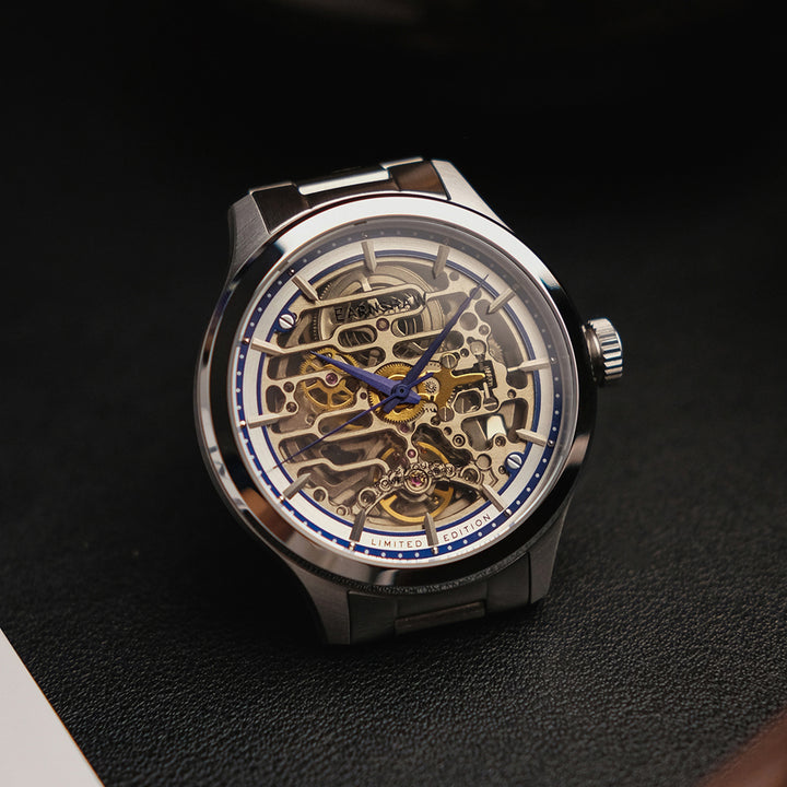Limited Edition Automatic Skeleton 72 Hours Power Reserve Men's Watch - ES-8229-22