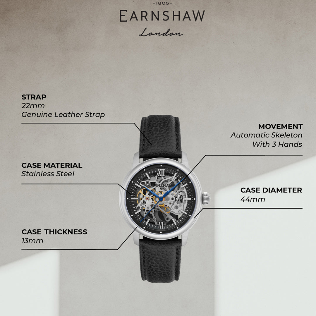 Cornwall Skeleton Automatic Men's Watch -  ES-8290-01