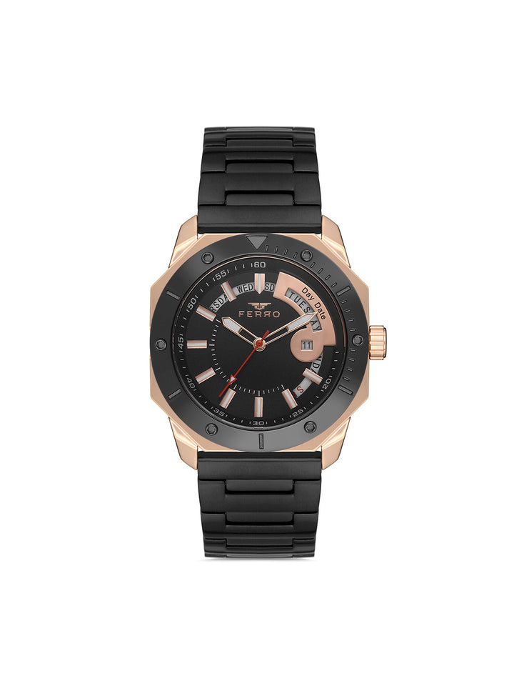 Quartz with Day & Date Men's Watch - F11198A-R