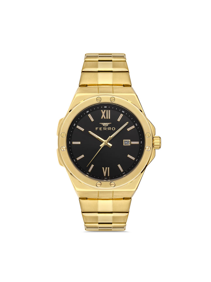 Quartz with Date Men's Watch - F11357A-B2