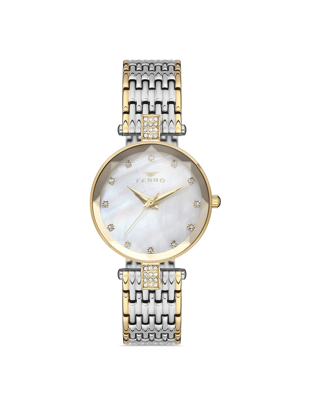 Crystals Quartz Women's Watch - F21917A-D