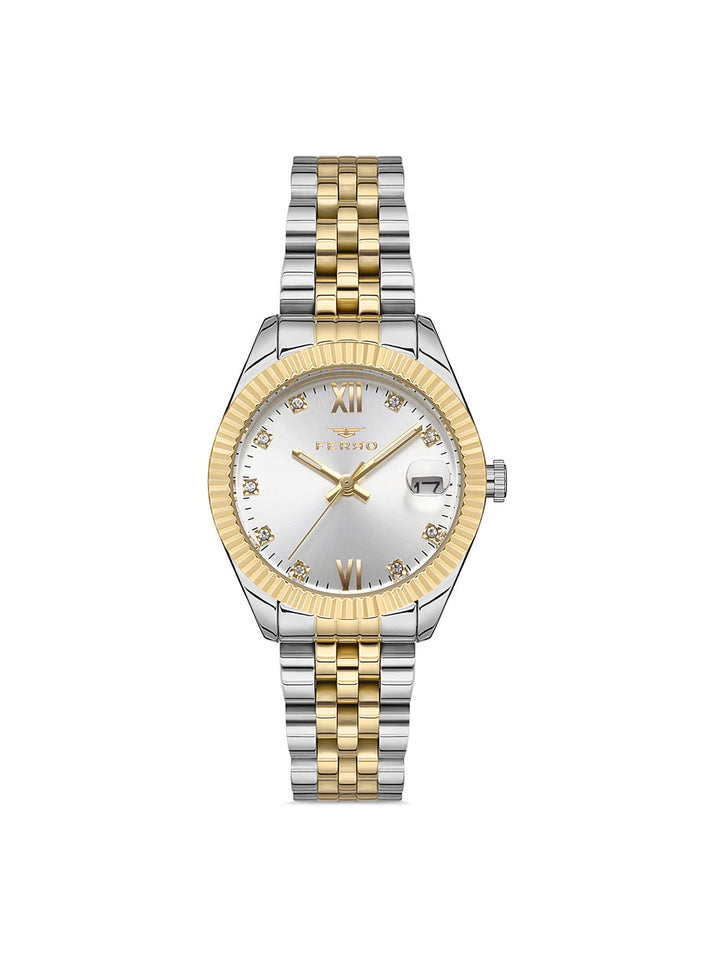 Crystals Quartz Women's Watch - F21924A-D