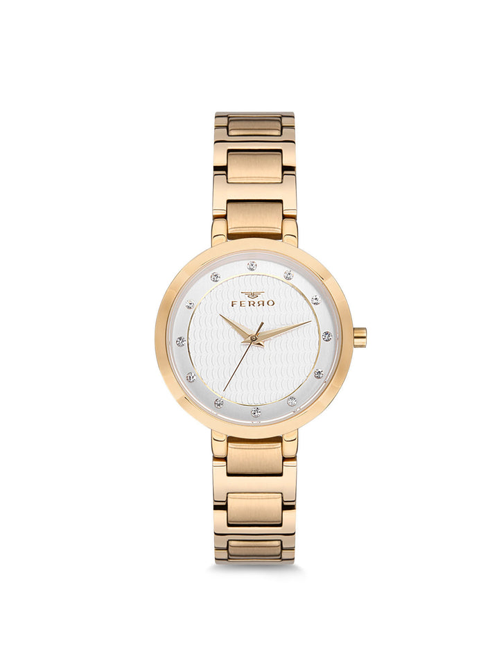 Crystals Quartz Women's Watch - F81969A-900-B