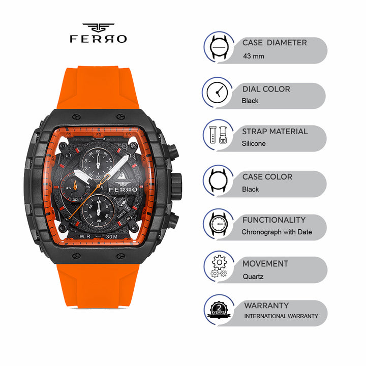 Chronograph Men's Watch - FM11001D-O