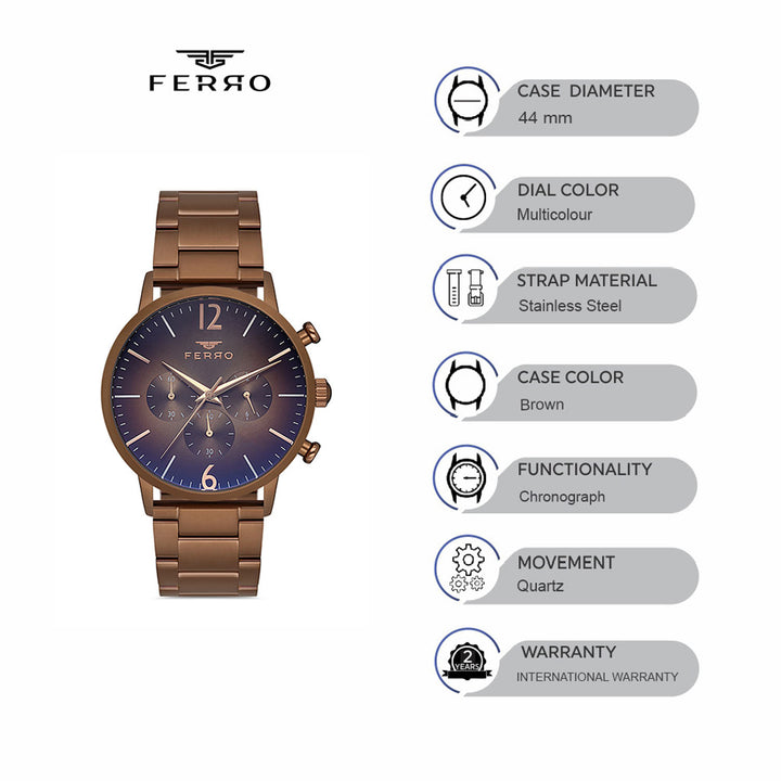 Multifunction Men's Watch - FM11005A-F