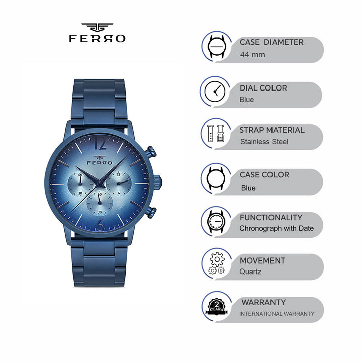 Multifunction Men's Watch - FM11005A-H