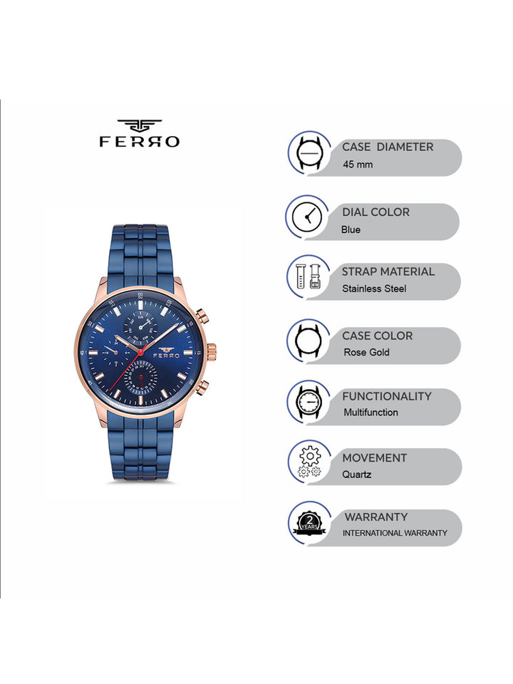 Multifunction Men's Watch - FM11061A-T