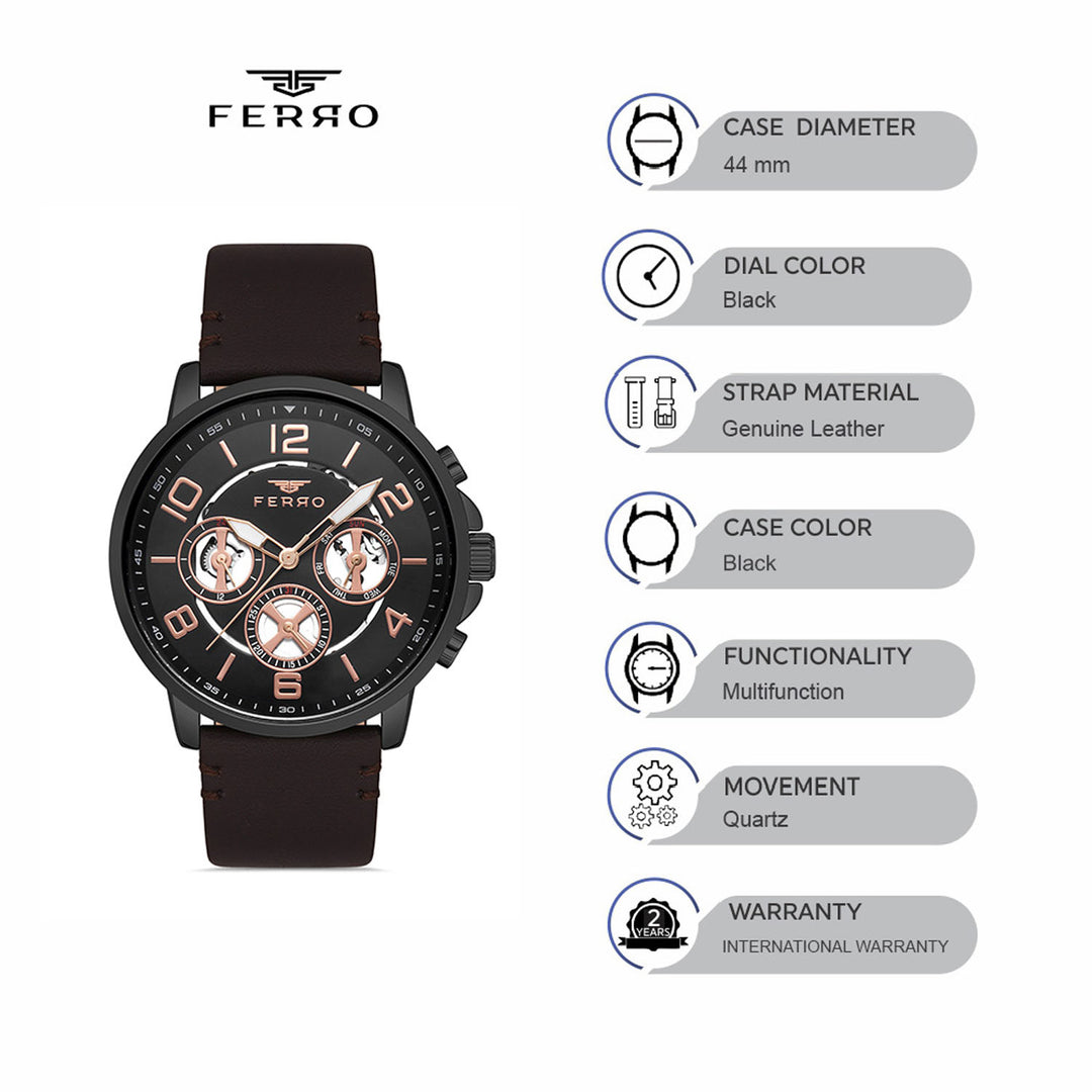 Multifunction Men's Watch - FM11146B-X