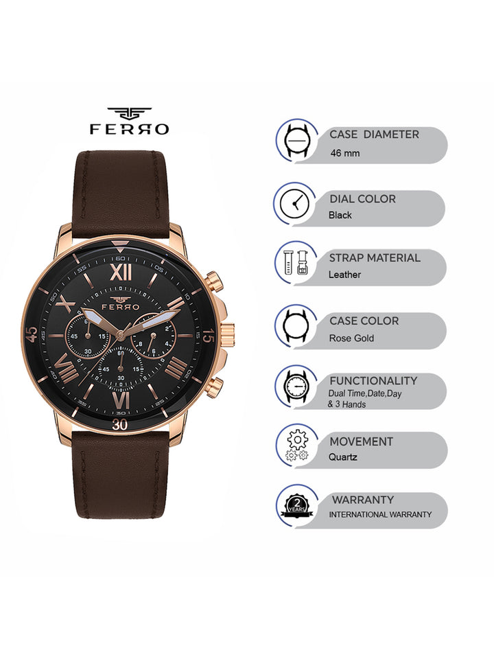 Multifunction Men's Watch -  FM11243B-S5