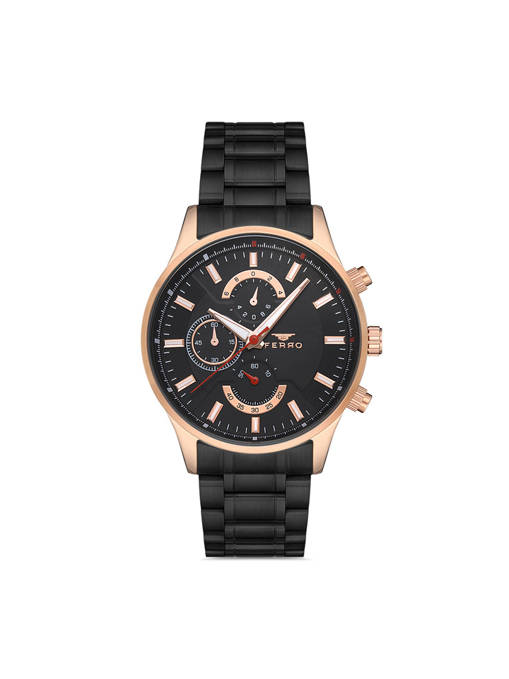 Dual Time & Multifunction Men's Watch - FM11915A-R